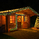 Lichterkette Weihnachten Warmweiß 60m Transparent Fernbedienung