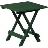 Foldet bord adige grøn plast 45x43x50cm