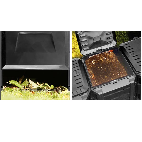 Hotbin Composter Black 800L 135x72x83cm