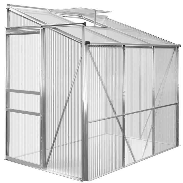 Lean-to Greenhouse Polycarbonate 6x4ft