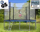 12ft trampolinsæt med sikkerhedsnet Tüv Süd -certificeret sikkerhed