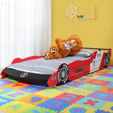 Børn bil seng F1 racing rød