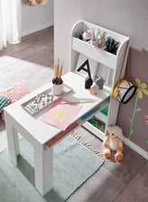 Skrivebord til børn, 90x50x110 cm, hvid