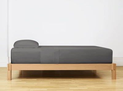 Lagen i premium bomulds-flannel, antracit grå, 260 x 250 cm