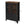 Skænk / vitrineskab i rustikt look, 75 x 33 x 100 cm, brun
